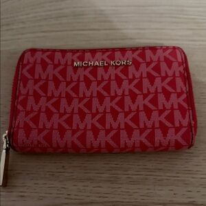 Michael Kors Red Wallet